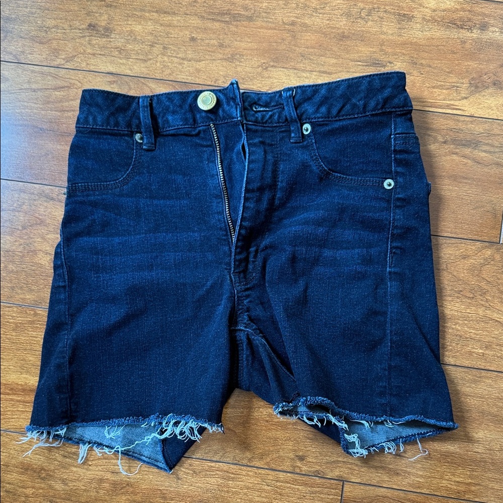 American Eagle Outfitters Dark Blue Denim Shorts